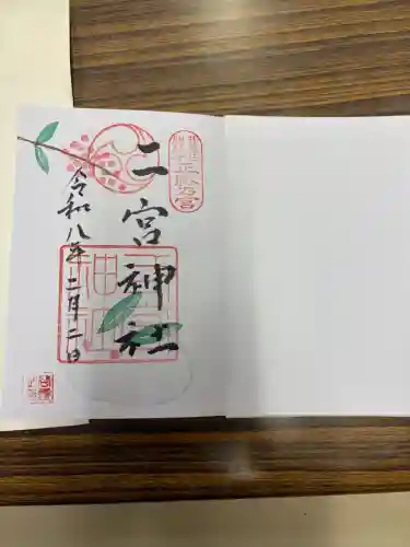 二宮神社の{uncategorized: "未分類", other: "その他", undefined: "問題あり", building: "その他建物", grave: "お墓", sacred_gate: "鳥居", guardian: "狛犬", statue: "像", buddha: "仏像", history: "歴史", nature: "自然", garden: "庭園", animal: "動物", pagoda: "塔", temizu: "手水舎", mountain_gate: "山門・神門", sanctuary: "本殿・本堂", subordinate: "末社・摂社", art: "芸術", scenery: "景色", jizo: "地蔵", ema: "絵馬", goshuin: "御朱印", omikuji: "おみくじ", items: "授与品その他", amulet: "お守り", goshuincho: "御朱印帳", eats: "食事", festival: "お祭り", votive_dance: "神楽", shichigosan: "七五三参", wedding: "結婚式", experience: "体験その他", initially: "初詣", around: "周辺", anti_infection: "感染症対策"}