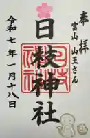 日枝神社の御朱印