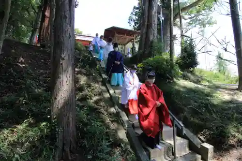 阿久津「田村神社」（郡山市阿久津町）旧社名：伊豆箱根三嶋三社のお祭り