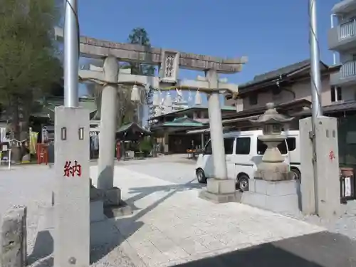 川越八幡宮の鳥居