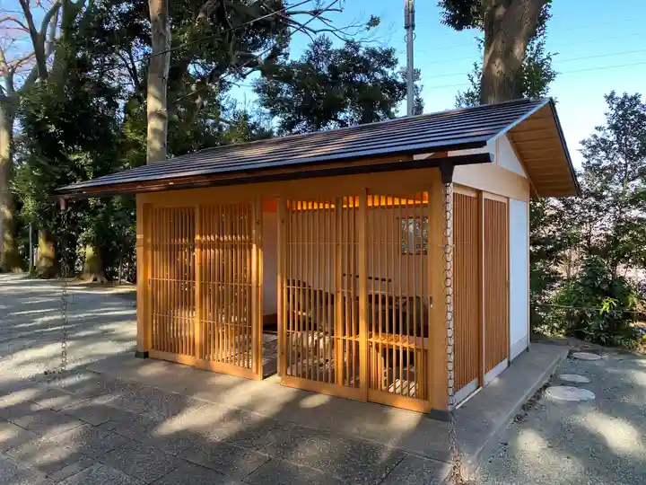 星川杉山神社の手水舎