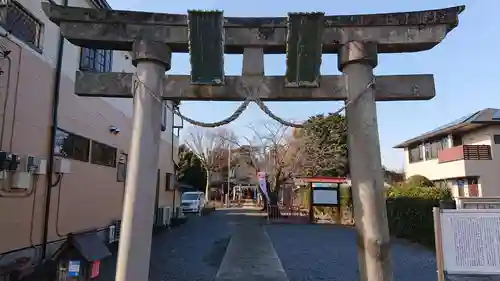 鶴峯八幡宮の鳥居