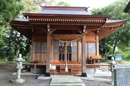 阿久津「田村神社」（郡山市阿久津町）旧社名：伊豆箱根三嶋三社の本殿・本堂
