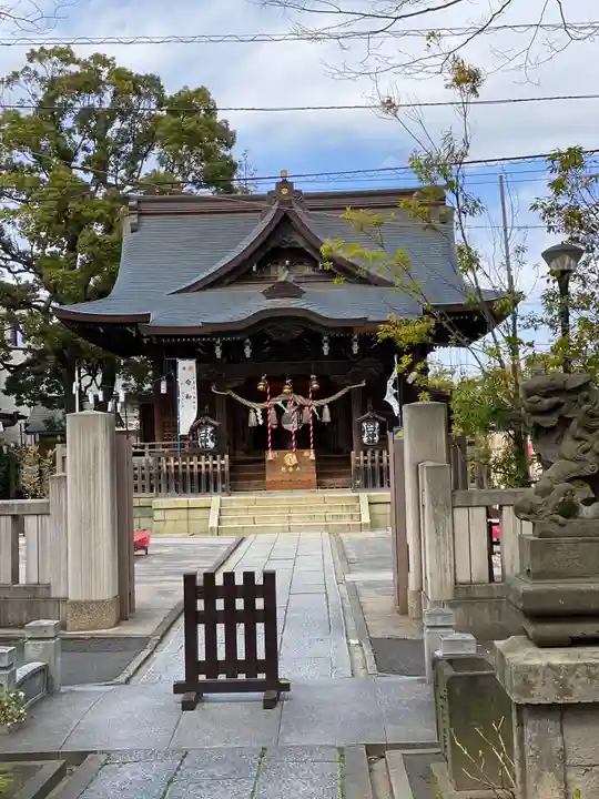 溝口神社の本殿・本堂