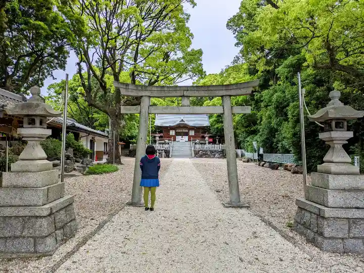 白山神社(市場)の鳥居