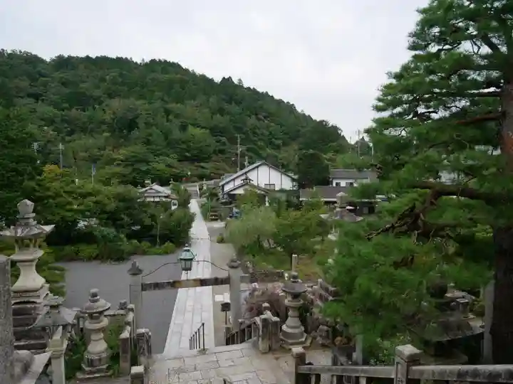 柳谷観音 楊谷寺の景色