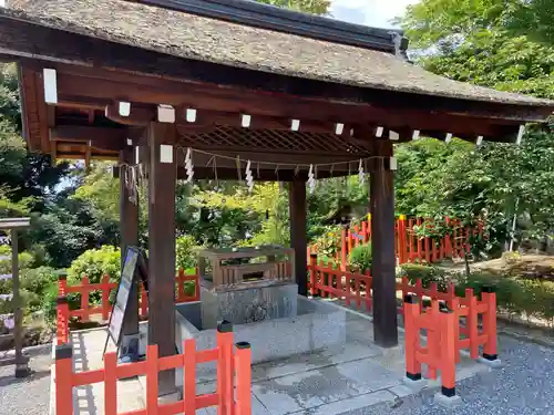 建勲神社の手水舎