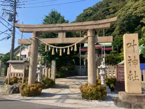 叶神社（東叶神社）の鳥居