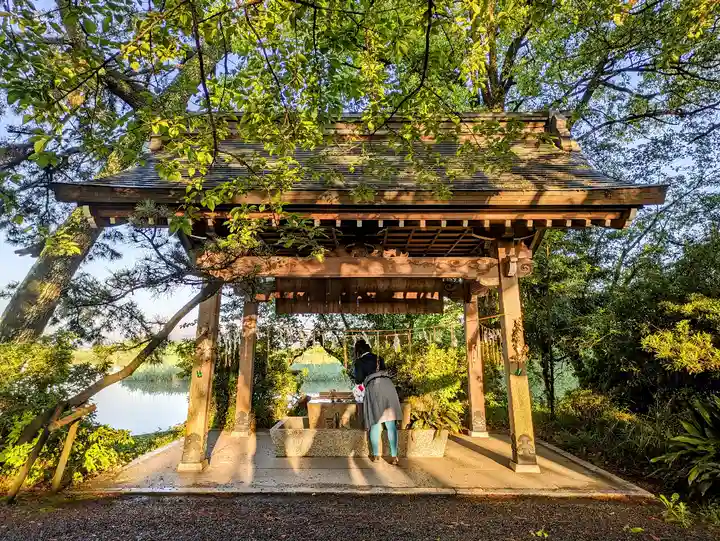 治水神社の手水舎