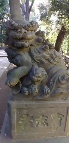 渋谷氷川神社の狛犬