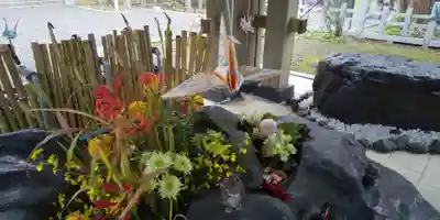 上川神社の手水舎