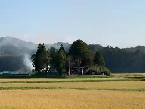 帝跡神社の景色