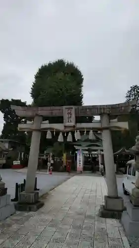 川越八幡宮の鳥居