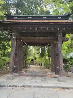 大井俣窪八幡神社の山門・神門