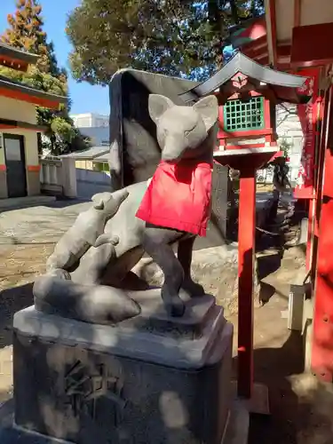 花園神社の狛犬