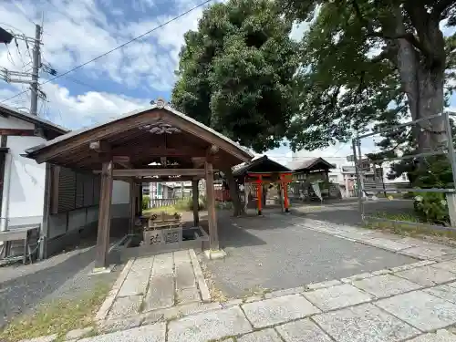縣神社の手水舎
