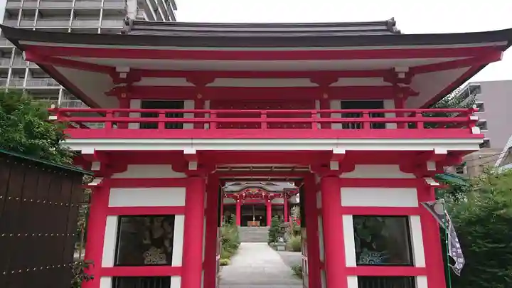 成子天神社の山門・神門