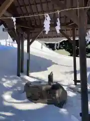 札幌村神社の手水