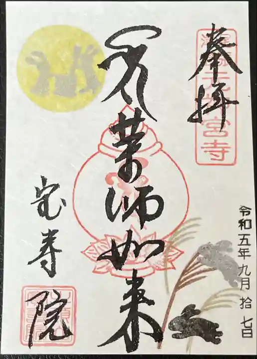 9月限定 書置き