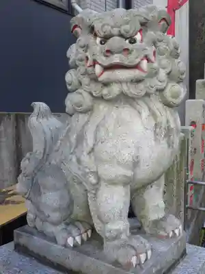 三田春日神社の狛犬