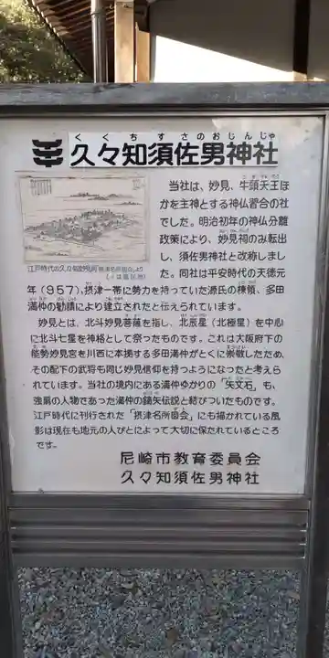 久々知須佐男神社の歴史