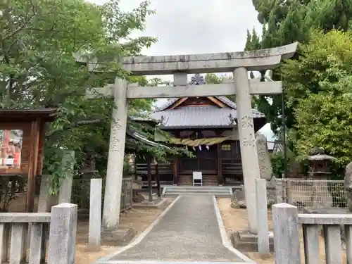 素鵞神社の鳥居