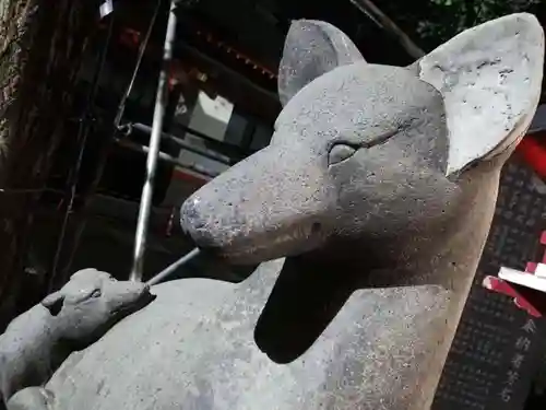 花園神社の狛犬