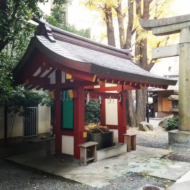 日本橋日枝神社の手水舎