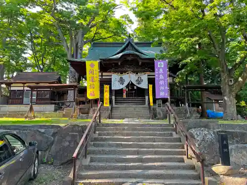 妻科神社の本殿