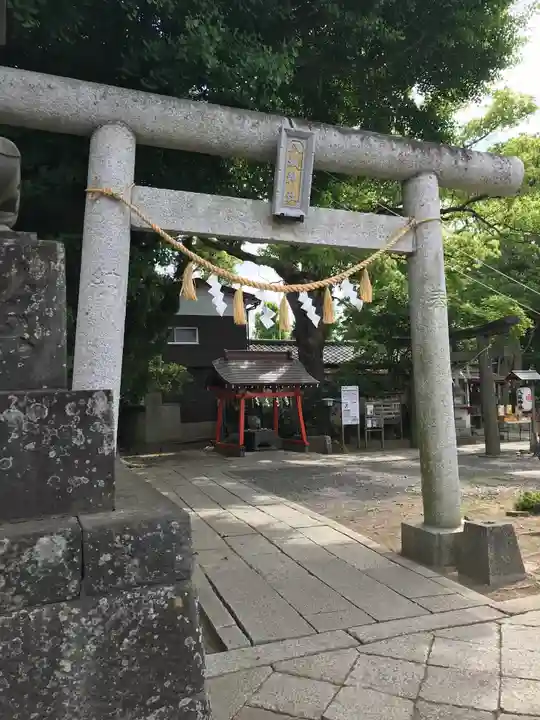 龍ケ崎八坂神社の鳥居