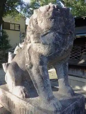 田中神社の狛犬