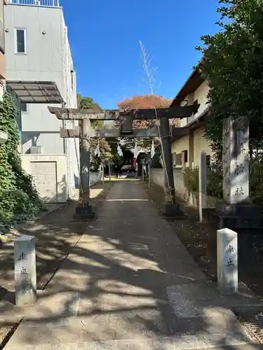 下石原八幡神社の鳥居