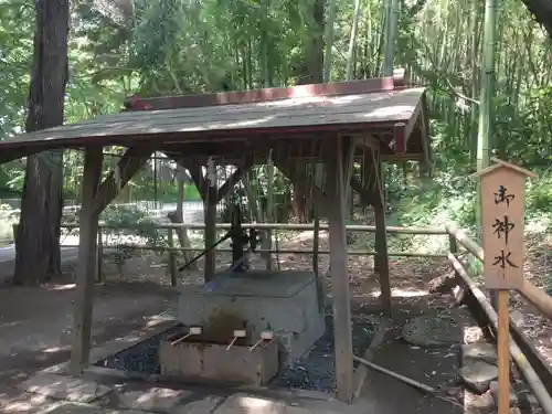 下総国三山　二宮神社の手水舎