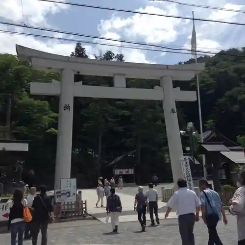 諏訪大社の鳥居