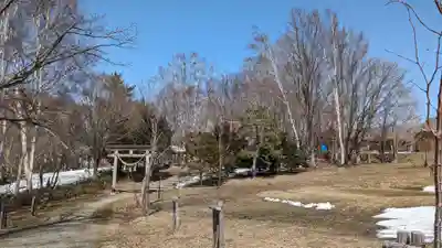 旧信濃神社の景色