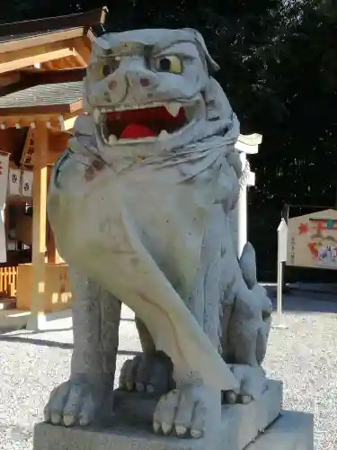 薬師寺八幡宮の狛犬