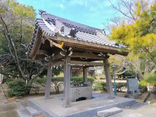 城ヶ入白山神社の手水舎