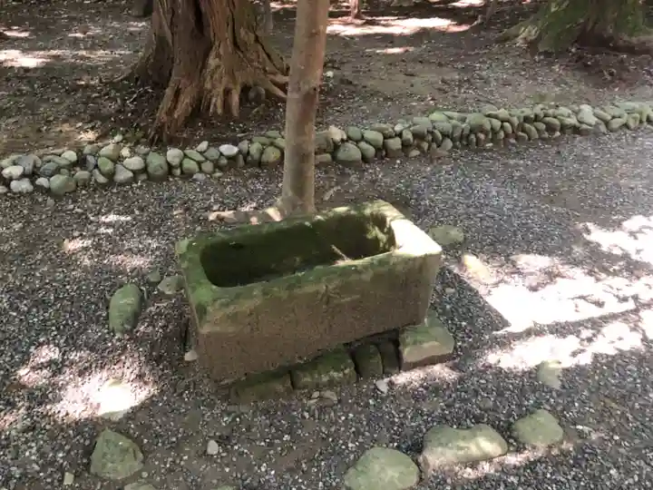 神服織機殿神社(皇大神宮所管社)の手水舎