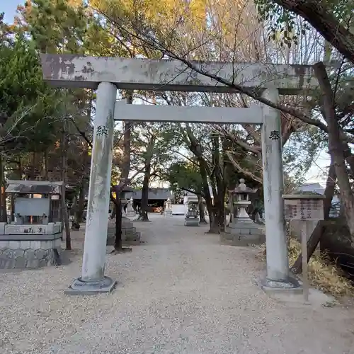 小垣江神明神社の鳥居