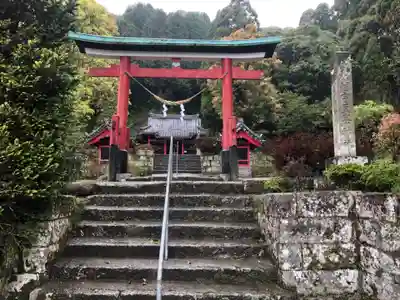 韓国宇豆峰神社の鳥居