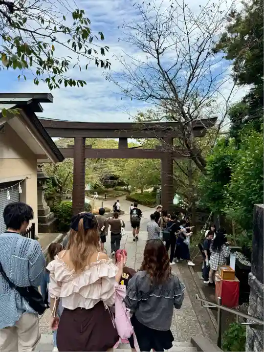 江島神社の鳥居