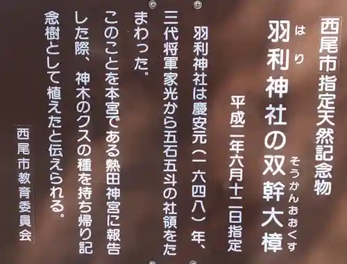 羽利神社の歴史