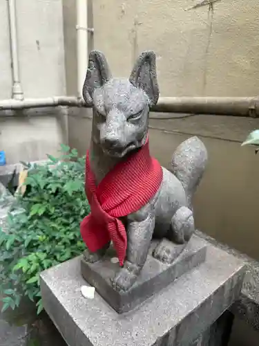 家内喜稲荷神社の狛犬