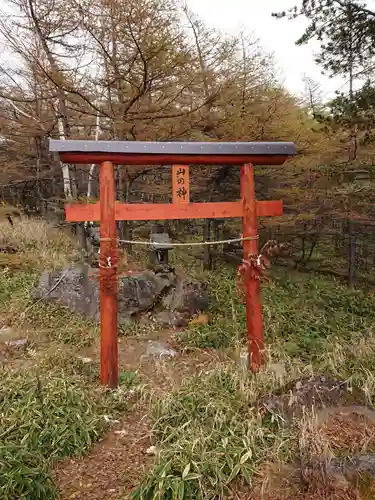 山の神神社の鳥居