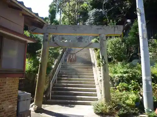 土宮神社の鳥居