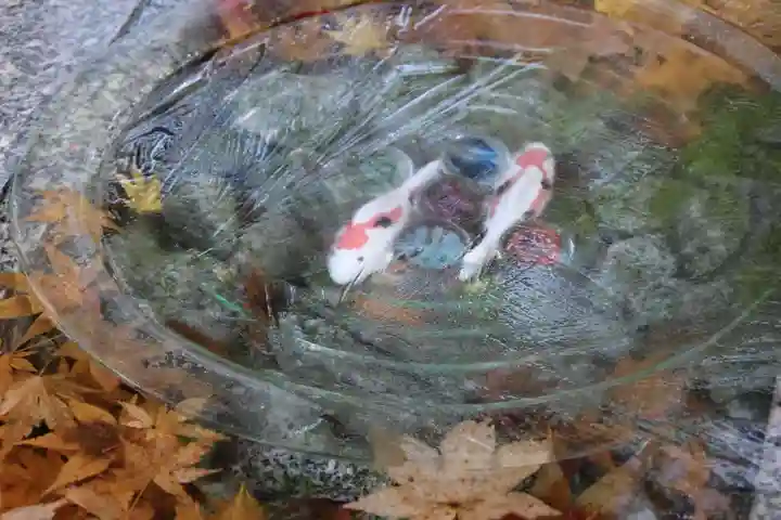 滑川神社 - 仕事と子どもの守り神の手水舎