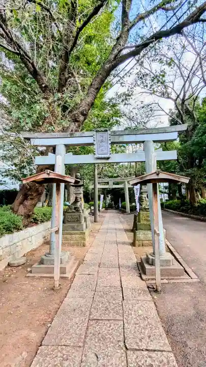 前原御嶽神社の鳥居