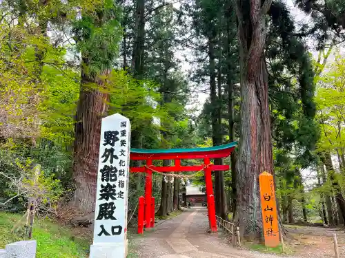 中尊寺の鳥居