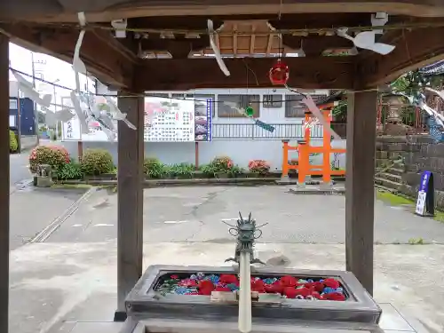 武蔵第六天神社の手水