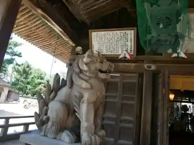 放生津八幡宮の狛犬